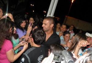 Jospeh Attieh backstage at the 12th prime of staracademy season seven which was held on Friday May 7th 2010 with lots of fans 5