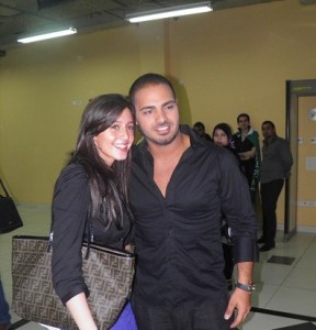 Jospeh Attieh backstage at the 12th prime of staracademy season seven which was held on Friday May 7th 2010 with lots of fans 3