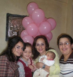 Zena Aftimos picture at her house in Syria after leaving star academy with her family