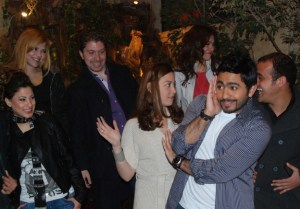 Tamer Hosny picture with Menna Shalabi during the filming of their new upcoming movie Noor Aini 5