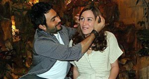 Tamer Hosny picture with Menna Shalabi during the filming of their new upcoming movie Noor Aini 1