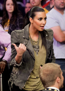 Kim Kardashian attends Game Two of the Western Conference Finals between the Phoenix Suns and the Los Angeles Lakers during the 2010 NBA Playoffs at Staples Center on May 19th 2010 in Los Angeles