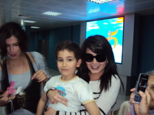 Asmae Mahalaoui picture on May 22nd 2010 as she reaches at Tunis airport 4