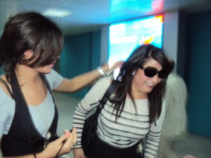 Asmae Mahalaoui picture on May 22nd 2010 as she reaches at Tunis airport 5