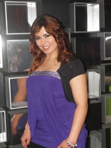 Amani Sweisi picture during a TV interview on May 2010 in Beirut Lebanon 9