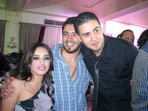 Basel Khoury at the birthday party of Syrian student Zaina with Aline Kassis 1