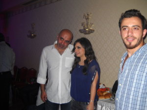 Basel Khoury at the birthday party of Syrian student Zaina together with Zena Aftimos 4