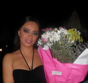 Aline Kessis picture at her birthday party held at one of Beirut restaurants 5