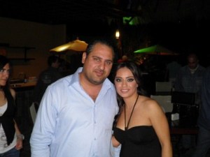 Aline Kessis picture at her birthday party held at one of Beirut restaurants 11