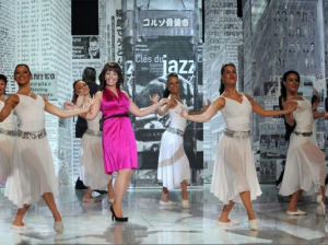 Badria Al Sayyed singing at the fifteenth prime on May 28th 2010 of the 7th season of staracademy