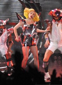 Lady Gaga picture from her 2nd night performance at Palais Omnisports de Bercy on May 22nd 2010 in Paris 3