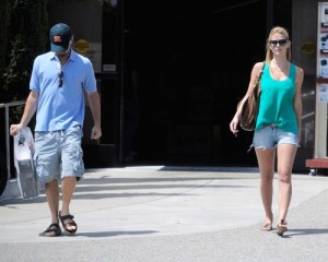 Bar Refaeli and Leonardo DiCaprio spotted together on June 1st 2010 as they went shopping at Fred Segal in Hollywood 4