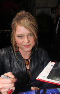 Crystal Bowersox greet fans on May 31st 2010 as she was on her way out of the Live with Regis and Kelly show 3