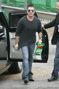 Simon Cowell spotted on June 1st 2010 as he arrives at the Britains Got Talent London studio 4