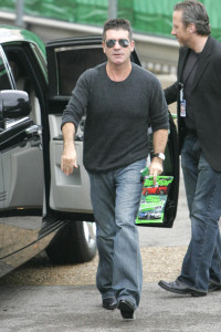 Simon Cowell spotted on June 1st 2010 as he arrives at the Britains Got Talent London studio 3