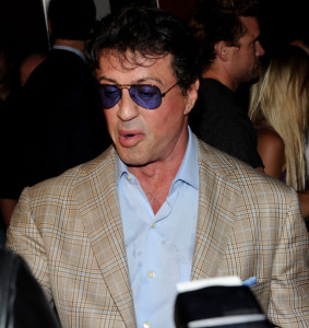 Sylvester Stallone attends the game 1 of the NBA Finals at the Staples Center on June 3rd 2010 in Los Angeles 3