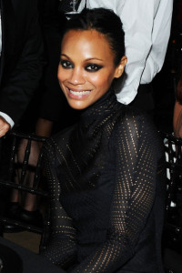 Zoe Saldana at the 2010 amfAR New York Inspiration Gala held on June 3rd 2010 at The New York Public Library 5