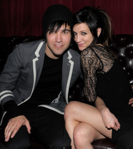 Pete Wentz and his wife Ashlee Simpson spotted celebrating his birthday at Angels and Kings on June  5th 2010 in Los Angeles 2