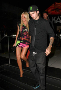 Stephanie Pratt with boyfriend Josh Hansen  spotted on June 6th 2010 while arriving at Katsuya after attending the MTV Movie Awards 1