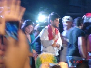 Nassif Zeitoun new photo from his arrival back to syria after winning the title of star academy 6