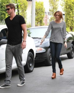 Miley Cyrus and her boyfriend Liam Hemsworth spotted together on June 8th 2010 while in Toluca Lake 5