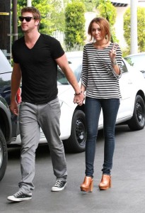 Miley Cyrus and her boyfriend Liam Hemsworth spotted together on June 8th 2010 while in Toluca Lake 3