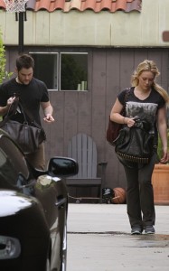 Hilary Duff and her fiance Mike Comrie were spotted together on June 8th 2010 in Los Angeles 3