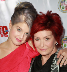 Kelly and Sharon Osbourne attend a garden party at Getty House on June 6th 2010 in Los Angeles California 4