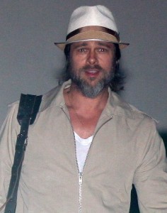 Brad Pitt spotted leaving a studio after working late on June 9th 2010 in Culver City 2