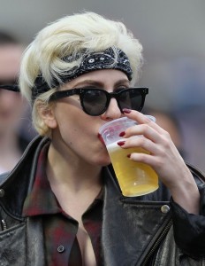 Lady Gaga spotted on June 10th 2010 as she was walking into a baseball game at Citi Field in Flushing Queens New York 3