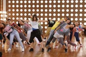 Lebanese singer Nancy Ajram June 2010 picture during the filming of her latest football cheering video clip 5