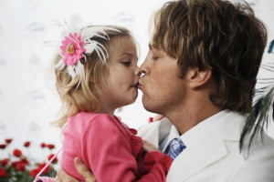 Larry Birkhead and daughter Dannielynn seen together at the 136th Kentucky Derby on May 1st 2010 in Louisville Kentucky 3