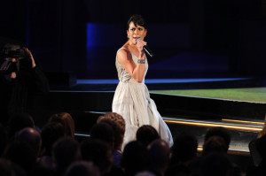 Lea Michele performs during the 64th Annual Tony Awards at The Sports ClubLA on June 13th 2010 in New York City 4