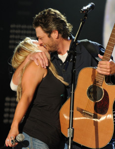 Blake Shelton and Miranda Lambert perform together during the 2010 CMA Music Festival on June 13th 2010 in Nashville Tennessee 8