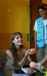 Angelina Jolie pictures from her visit to less fortunate people on June 18th 2010 in northern Ecuador 2