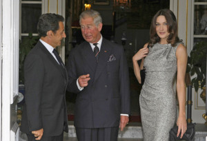 French President Nicolas Sarkozy and Carla Bruni meet with Prince Charles on June 18th 2010 at Carlton Gardens 4