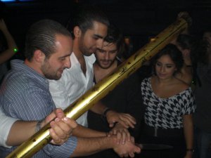 picture of Zaina Aftimos brother with both zaina and Nassif Zaitoun