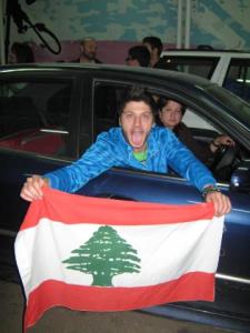 rayan Eid as he leaves the star academy building after he was voted off the competition 4