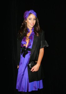 Tamara Jaber attends the Golden Slipper Day 2009 at Rosehill Gardens on April 4th 2009 in Sydney Australia 7