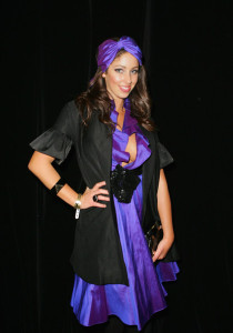 Tamara Jaber attends the Golden Slipper Day 2009 at Rosehill Gardens on April 4th 2009 in Sydney Australia 4