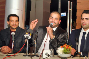 Star Academy student Mohamad Ramadan album sign gathering for his first single in January 2011 7