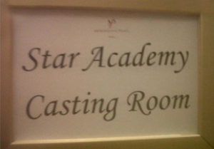 star academy judges room picture in a hotel during the casting of staracademy 2011