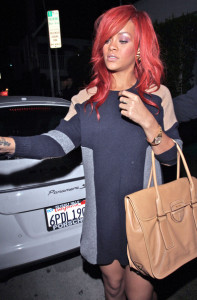 Rihanna picture as she was leaving the Giorgio Baldi restaurant after dinner on March 20th 2011 in Santa Monica California 1