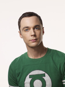 poster quality photo of actor Sheldon Cooper played by actor Jim Parsons in The Big Bang Theory comedy series 1