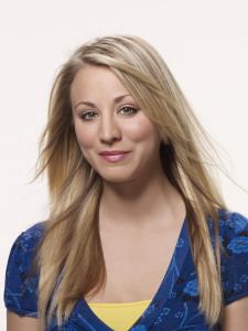 poster photo quality of acrtess Kaley Cuoco who plays Penny in The Big Bang Theory comedy series 1