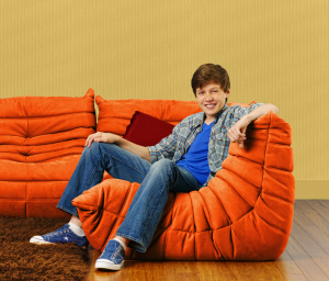 The comedy series Melissa and Joey Poster picture of Nick Robinson who stars as Ryder 2