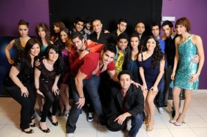 the 2nd prime of star academy season8 on April 8th 2011 photo of all the students backstage