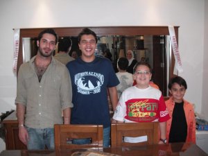 photo of Houssam Taha from Syria before star academy with his family