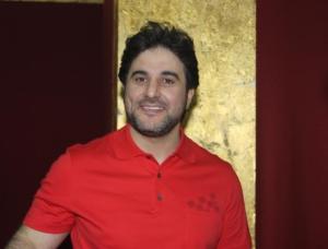 Backstage picture for the 4th prime of star academy on April 22nd 2011 of lebanese singer Melhem Zein as he arrived to the stage 1