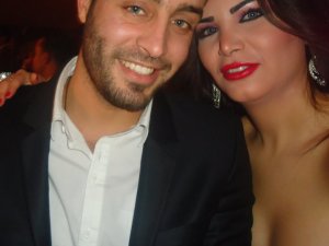 Asmaa Mahalaoui with Saad Ramadan